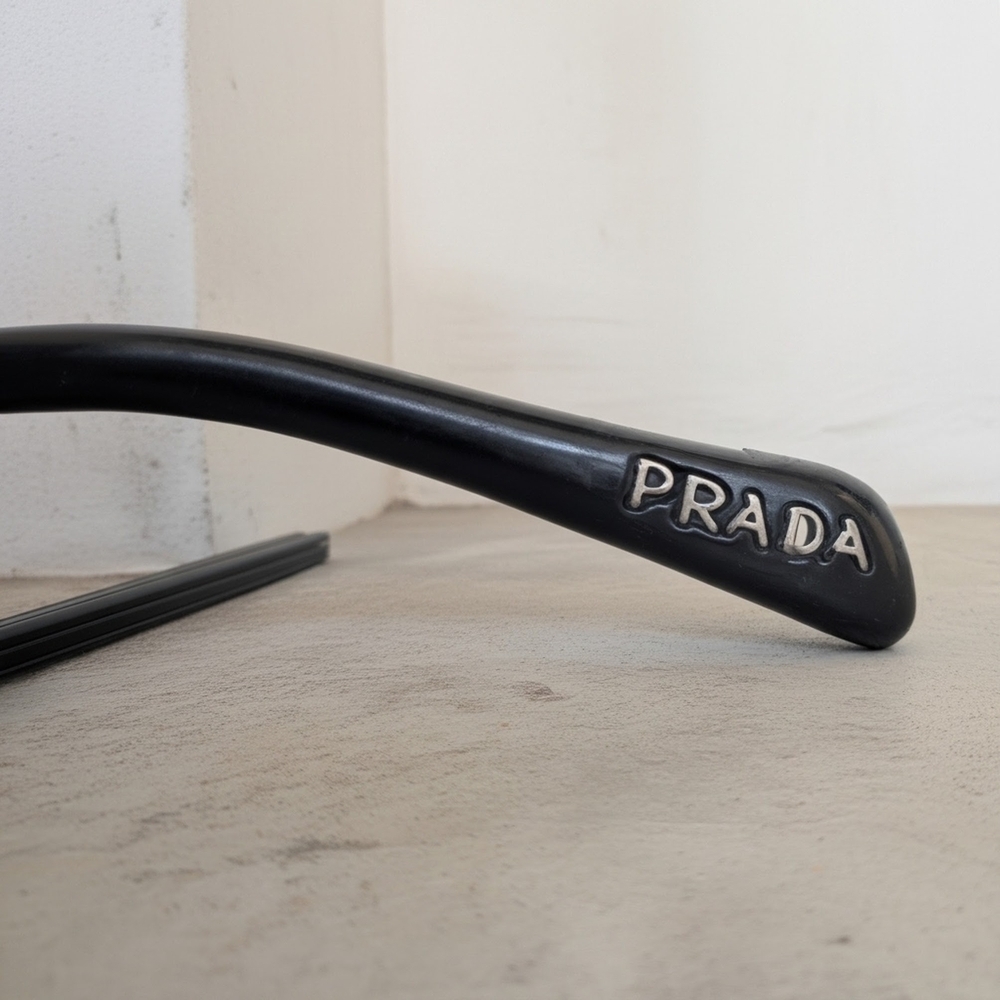 Black PRADA Rectangular Glasses - Picture 4 of 6